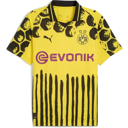 푸마 BVB 보루시아 도르트문트 25/26 X Kid슈퍼 홈 반팔 티셔츠 5142918113