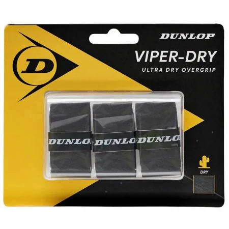 던롭 Viperdry 테니스 오버그립 3 팩 6137396268
