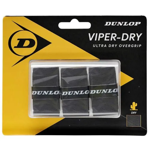 던롭 Viperdry 테니스 오버그립 3 팩 6137396268