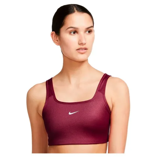 나이키 Dri Fit Swoosh 미디엄 임팩트 스포츠 브라 6138569146
