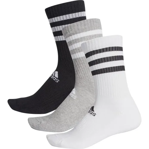 아디다스 3 Stripes Cushioned 크루 양말 3 켤레 6138968685
