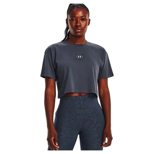 언더아머 Branded Logo Crop 반팔 티셔츠 6139418769