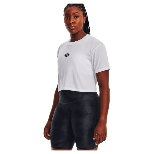 언더아머 Branded Logo Crop 반팔 티셔츠 6139418770
