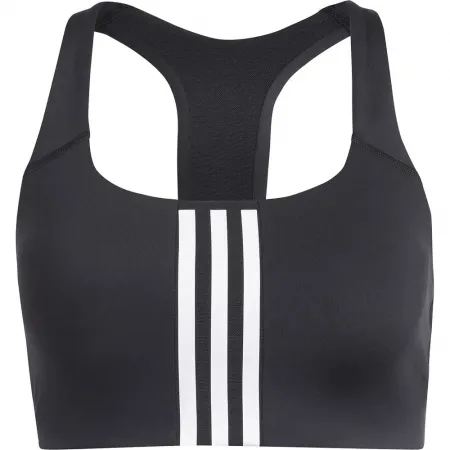아디다스 Powerimpact 3 Stripes 미디엄 임팩트 스포츠 브라 6140502080