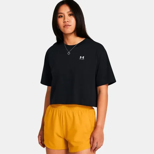 언더아머 Boxy Crop Logo 반팔 티셔츠 6141020688