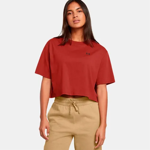 언더아머 Boxy Crop Logo 반팔 티셔츠 6141020689