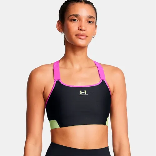 언더아머 HeatGear Armour High Pocket 스포츠 탑 하이 서포트 6141021009