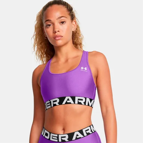 언더아머 HeatGear Authentics Branded 스포츠 탑 중간 지지력 6141021027