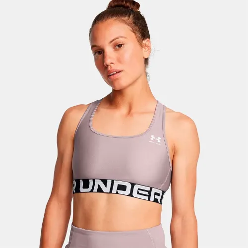 언더아머 HeatGear Authentics Branded 스포츠 탑 중간 지지력 6141021029