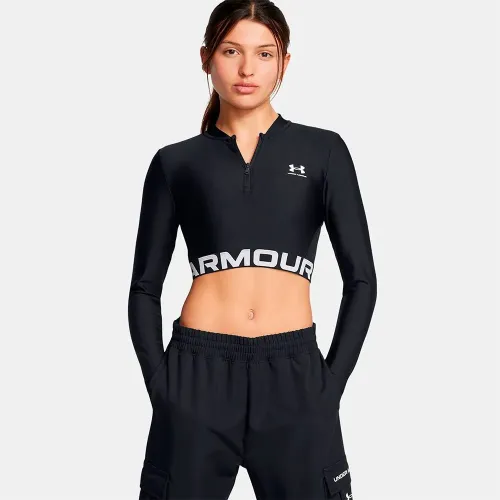 언더아머 HeatGear Rib 하프 지퍼 스웨트셔츠 6141021051
