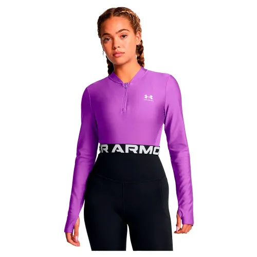 언더아머 HeatGear Rib 하프 지퍼 스웨트셔츠 6141021053