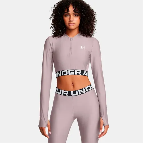 언더아머 HeatGear Rib 하프 지퍼 스웨트셔츠 6141021055