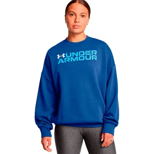언더아머 Rival Fleece Wordmark Oversized 스웨트셔츠 6141021589