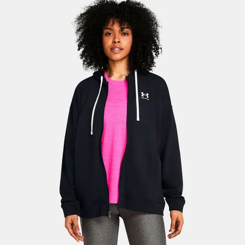 언더아머 Rival Terry Oversized 풀지퍼 스웨트셔츠 6141021612