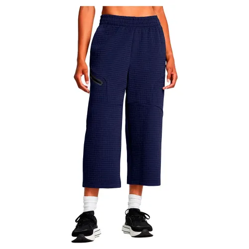 언더아머 Unstoppable Txt Wide Leg Crop 바지 6141021980