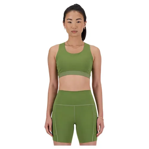 뉴발란스 Sleek Medium Support Pocket 미디엄 임팩트 스포츠 브라 6141043206