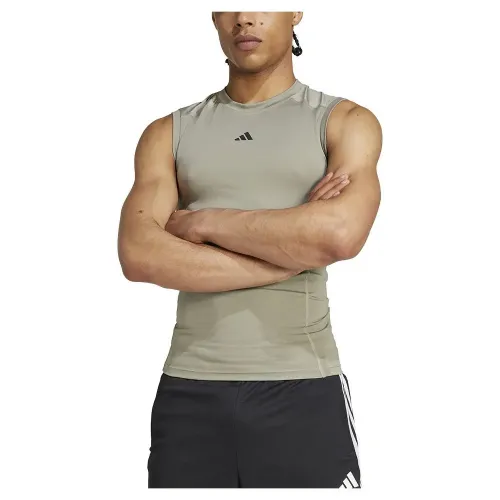 아디다스 Techfit Compression 트레이닝 나시 티셔츠 6141047459
