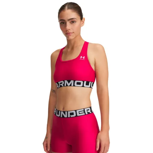 언더아머 HeatGear Branded 스포츠 탑 중간 지지력 6141496475
