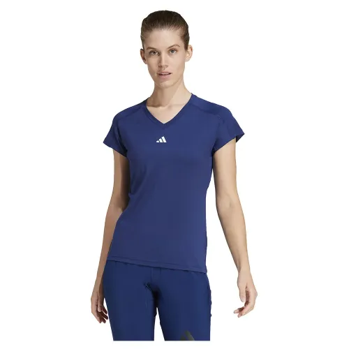 아디다스 Aeroready Train Essentials Minimal Branding V-Neck 반팔 티셔츠 6141515642