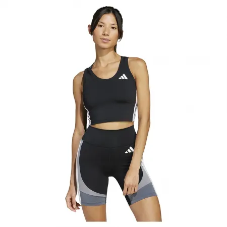 아디다스 Train Essentials 3 Stripes Crop 나시 티셔츠 6141516971