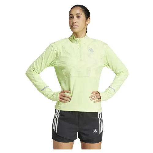 아디다스 Ultimate Hi Vis Reflective 하프 지퍼 스웨트셔츠 6141542550