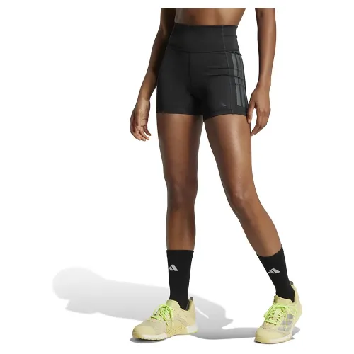 아디다스 Optime 3 Stripes 5in 짧은 레깅스 6141567005
