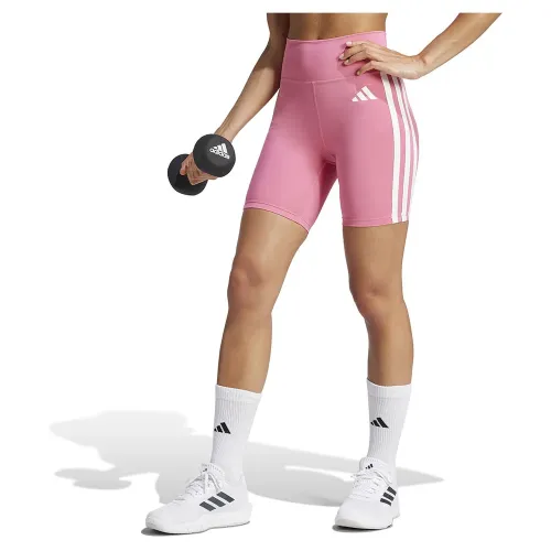 아디다스 Optime Essentials 3 Stripes 5in 짧은 레깅스 6141567027