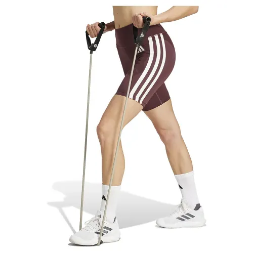 아디다스 Optime Essentials 3 Stripes 5in 짧은 레깅스 6141567029