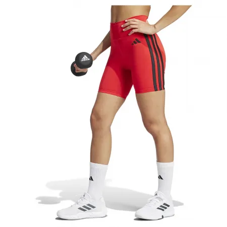 아디다스 Optime Essentials 3 Stripes 5in 짧은 레깅스 6141567030
