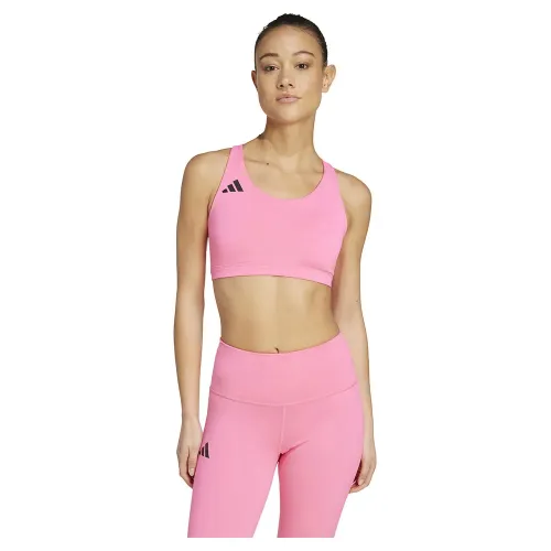 아디다스 Adizero Essentials Run 미디엄 임팩트 스포츠 브라 6141585128