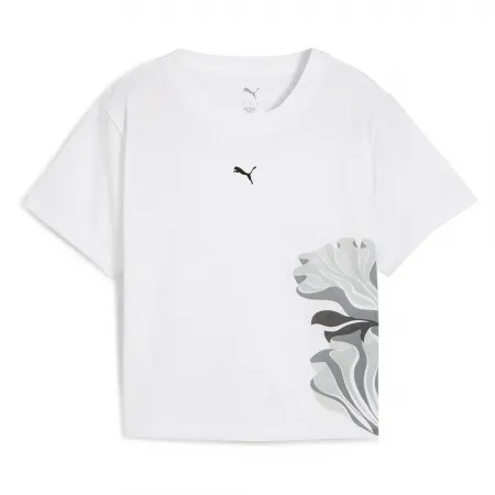 푸마 Floral Ribbon Fashion Graphic 반팔 티셔츠 6141954502