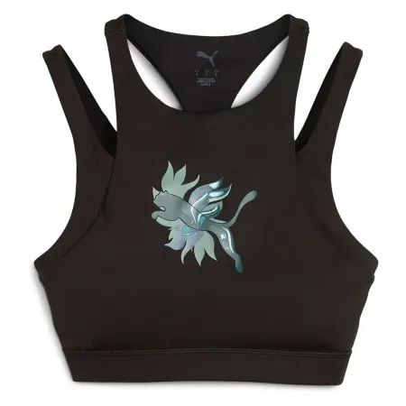 푸마 Green Terrains Graphic Mid 스포츠 브라 6141954543