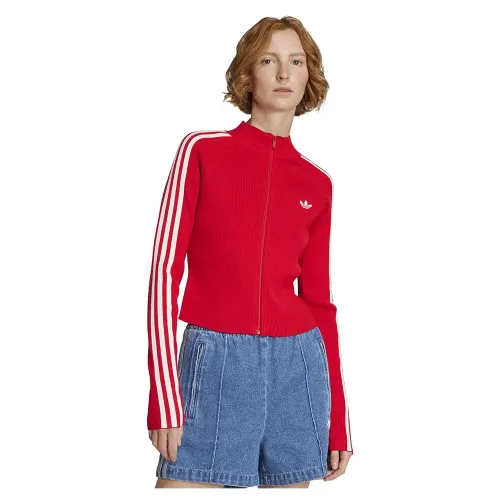 아디다스 Adicolor 3 Stripes Slim Knit 트랙 자켓 6142095274