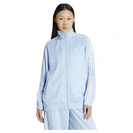 아디다스 Satin Firebird Ruffle 3 Stripes 트랙 자켓 6142096889