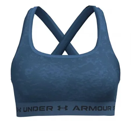 언더아머 Crossback Print 미디엄 임팩트 스포츠 브라 6142239866