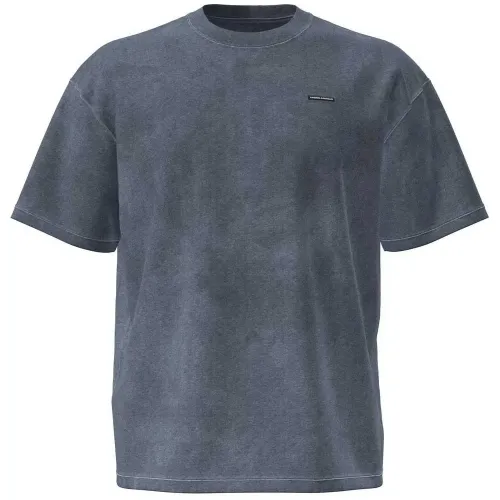 언더아머 Heavyweight Oversized Logo Wash 반팔 티셔츠 6142260918