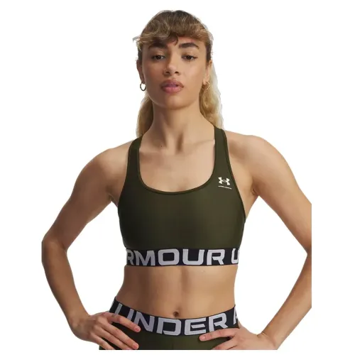 언더아머 HeatGear Branded 미디엄 임팩트 스포츠 브라 6142266234
