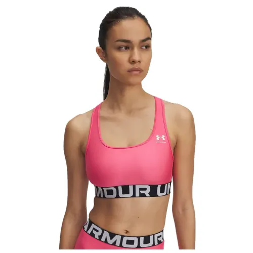 언더아머 HeatGear Branded 미디엄 임팩트 스포츠 브라 6142266236
