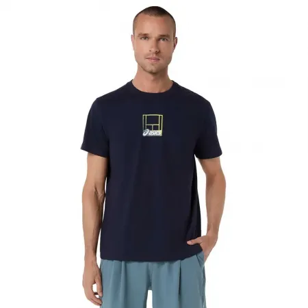 아식스 코트 코어 그래픽 반팔 티셔츠 6142631426