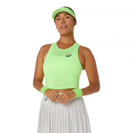 아식스 매치 Jacquard Cropped 나시 티셔츠 6142631945