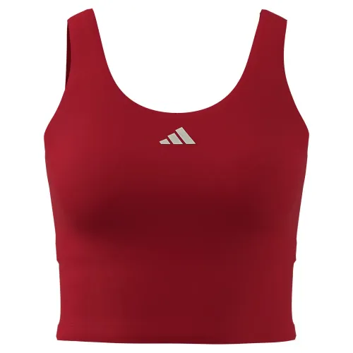 아디다스 3 Stripes Studio All Me 스포츠 탑 중간 지지력 6142665866