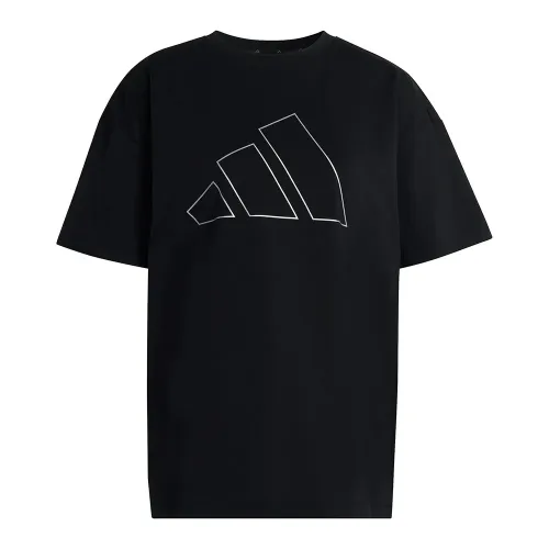 아디다스 Power Essentials Workout Oversized Logo 반팔 티셔츠 6142666987