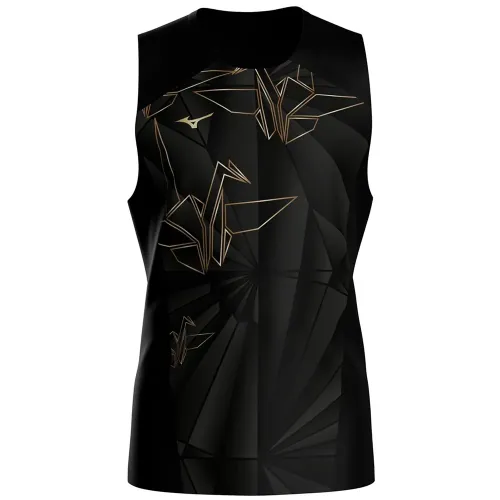 미즈노 액티브 DryAeroFlow 그패픽 Origami 나시 티셔츠 6142673170