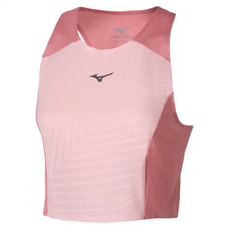 미즈노 테크 라이트 크롭 나시 티셔츠 6142673456