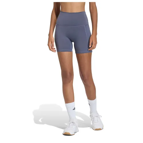 아디다스 3 Stripes Studio All Me Booty 5in 짧은 레깅스 6142695200