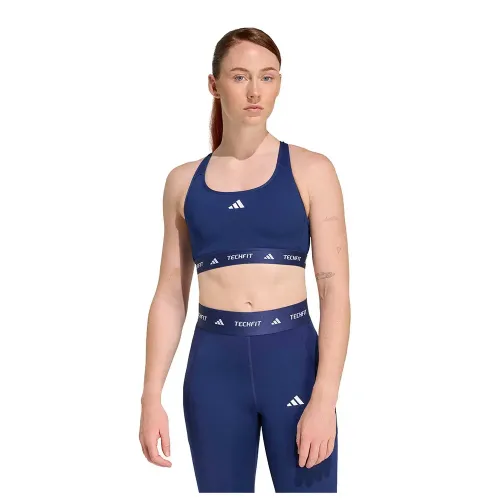 아디다스 Techfit 미디엄 임팩트 스포츠 브라 6142696760