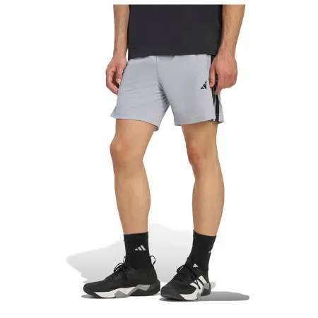 아디다스 Workout Essentials Base 3 Stripes Pique 7in 반바지 6142697138