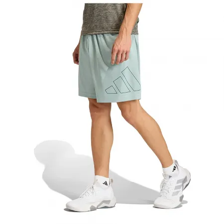 아디다스 Workout Essentials Base Pique Big 로고 7in 반바지 6142697214