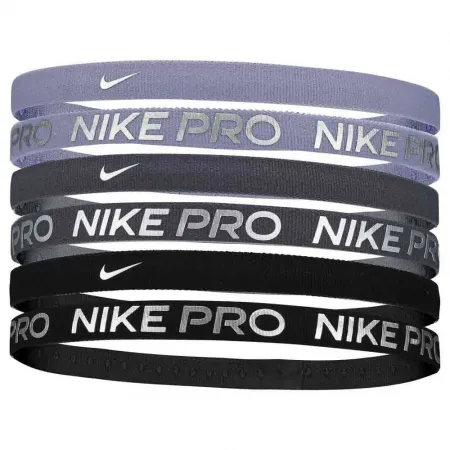 나이키 Flex Clasic Printed Metallic 헤어밴드 6 팩 6142716640