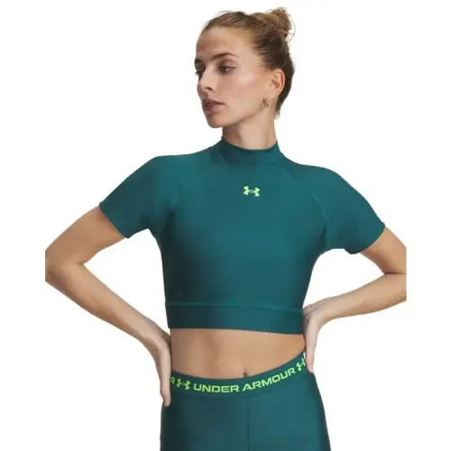 언더아머 HeatGear Crop Mock 반팔 티셔츠 6142830757